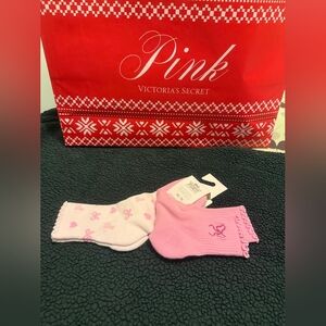Victoria's Secret PINK x LoveShack Fancy Women Socks